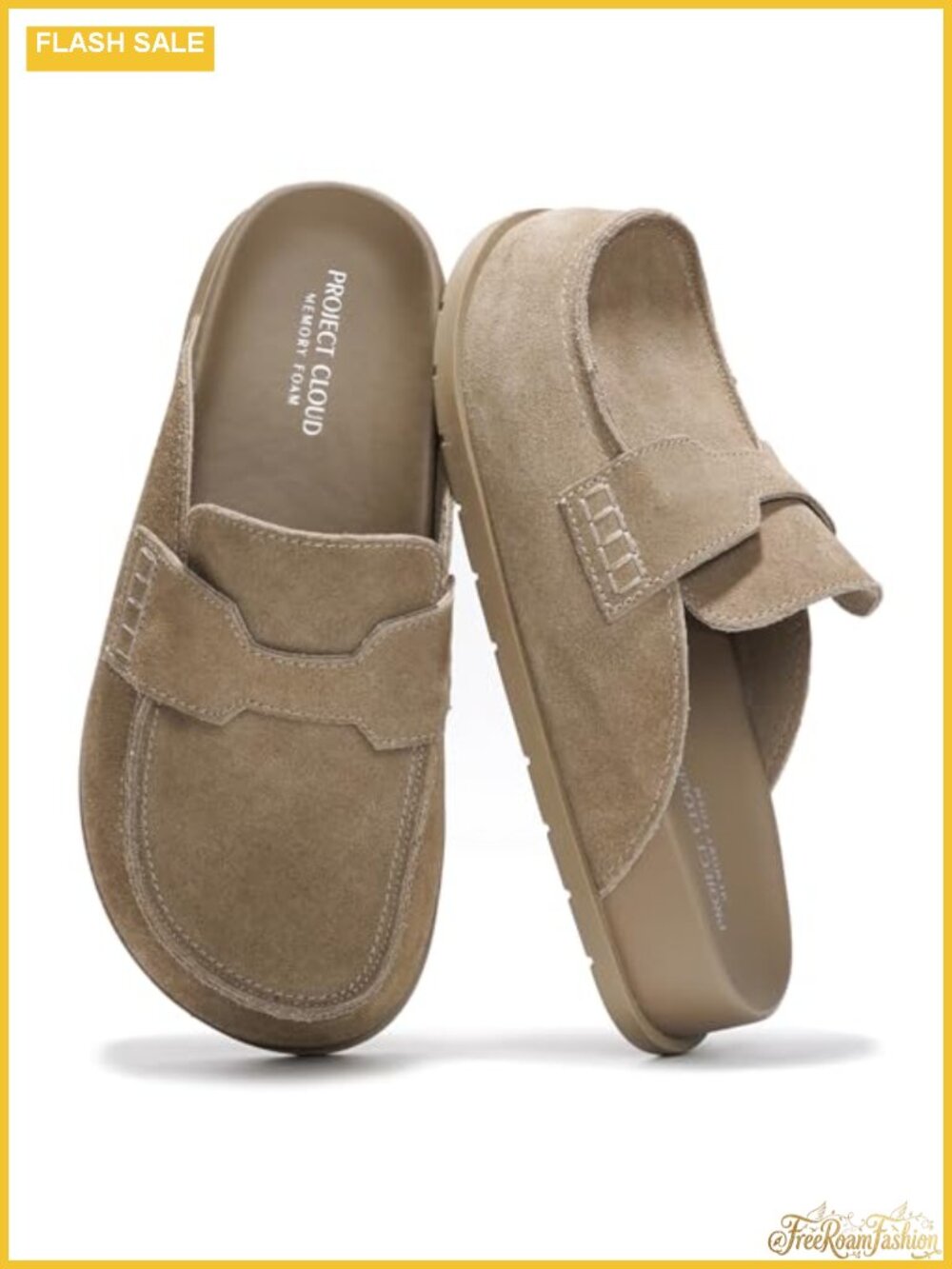 Genuine Leather Slip On Clogs Womens Mules Arch Support Non Slip